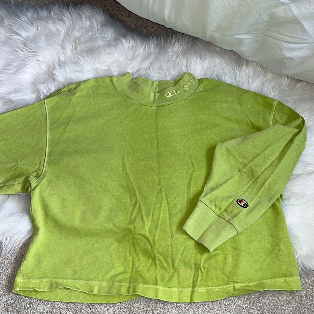 Champion Crewneck Green Size M